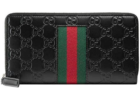 gucci signature zip around wallet review|Gucci signature money clip wallet.